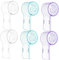 NOLITOY 6pcs for Sleep Tablet Holder for Mic Stand Cable Compactor Stack Beakers Soundproof Adjustable Pour Bedtime Noise Cancelling Muff for Adults Bangs Dampen Mask Ear Plastic