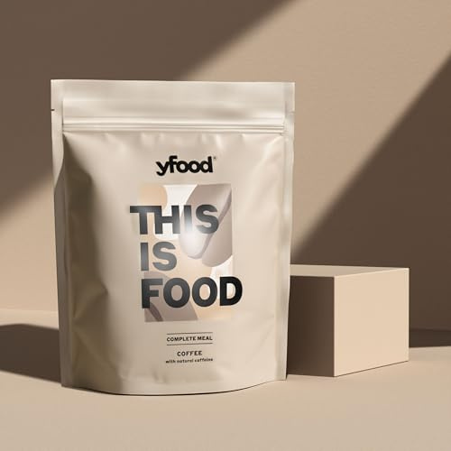 yfood Coffee, Pulver Trinkmahlzeit, 12 Mahlzeiten à 400kcal, 25g Protein