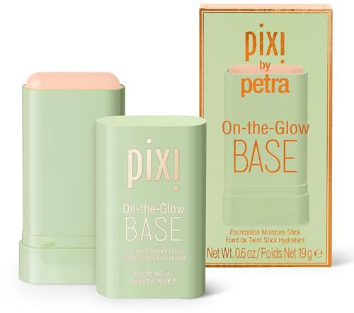 Pixi Beauty On The Glow Base Getönte Feuchtigkeits-Foundation-Stick-Creme: Heller/Leichter, Neutraler Farbton, 19 G