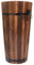 perfk Maceta de Cubo de Madera, Jardinera para Plantas, contenedor con Asas ergonómicas, Maceta para jardín y Patio, Style a, M