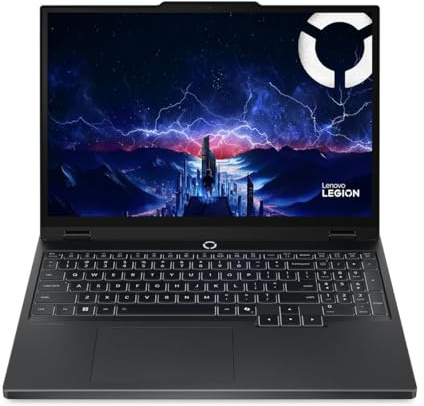 Lenovo Legion 5 15IAX10 83F0001QUS Ordinateur portable de gaming 15,1 WQXGA Intel Core Ultra 7 255HX 16 Go SSD 1 To Clavier anglais Noir Eclipse