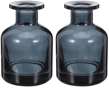 Artibetter 2Er Set Diffusor-Glasflaschen Für Ätherische Öle Nachfüllbare Duft-Aufbewahrungsbehälter Aus Glas Dekorativer Aromatherapie Diffuser Für Wohnzimmer Schlafzimmer Büro