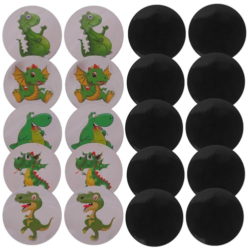 UTHCLO Töpfchen Trainingsaufkleber mit Farbwechsel für Kleinkinder 20 Stück Einfache Anwendung Pvc Material für Töpfchentraining von Jungen
