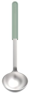 Mepal - Edelstahl-Suppenkelle Chef it - Servieren großzügiger Portionen - Liegt angenehm in der Hand - Spülmaschinengeeignet - Küchenutensilien - 32 cm - Nordic sage