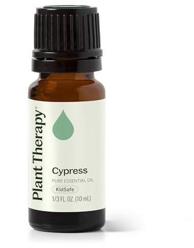 Plant Therapy Cypress Essential Oil 10 mL (1/3 oz), 100% Pure, Undiluted, Natural Aromatherapy for Congestion Relief and Clear Skin