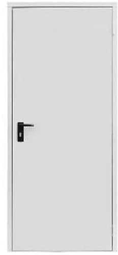 UTILFER Porta Tamburata Reversibile - Acciaio Zincato - Verniciata Bianco RAL 9010-90 x 210