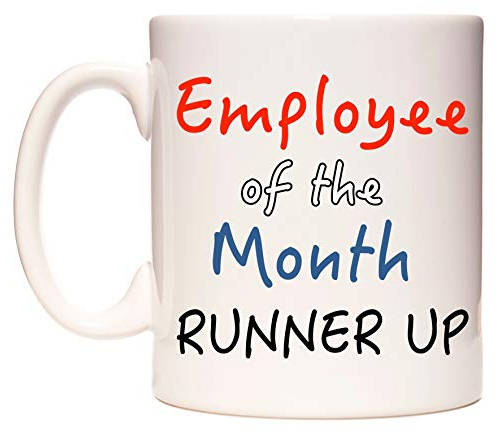 WeDoMugs Employee of The Month Runner UP - Ceramic 11oz Coffee Tea Gift Mug Cup