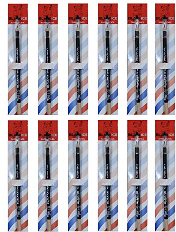 Black Ice Hairdressing Pencil Spray (Bronzed) - 12 pieces, tool can be used to make distinctive beard arcs, moustache and eyebrows, color: bronzed, pencil to fill points