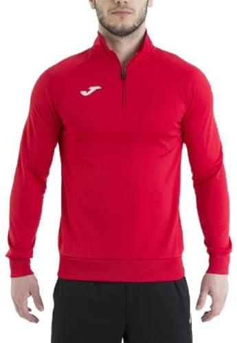 Joma Felpa Faraon Mezza Cerniera, Uomo, Rosso, XS