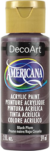 DecoArt Americana Acrylic Paint, 2-Ounce, Black Plum