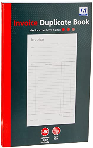 Anker International Stationary1-80 Invoice Duplicate Book, A5