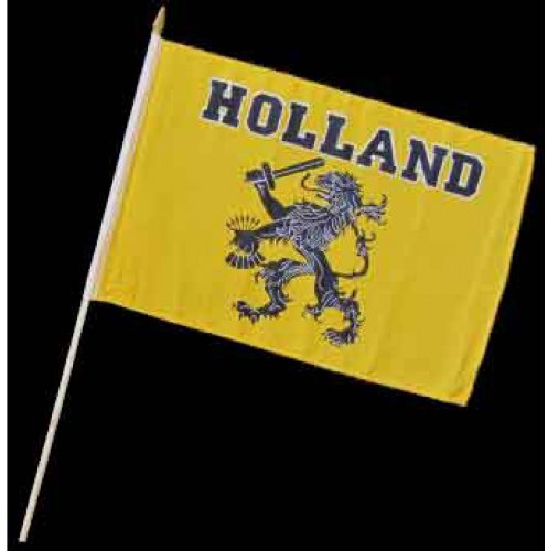 Everflag Stock-Flagge 30 x 45 : Holland Oranje mit Löwe