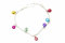 Miniblings Glöckchen Armband Bells Glocken bunt versilbert - Modeschmuck handmade - Damen Mädchen Bettelarmband