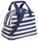 Kitchen Craft Coolmovers 11,5 litros nevera portátil estilo bolsa de viaje, de rayas de color azul