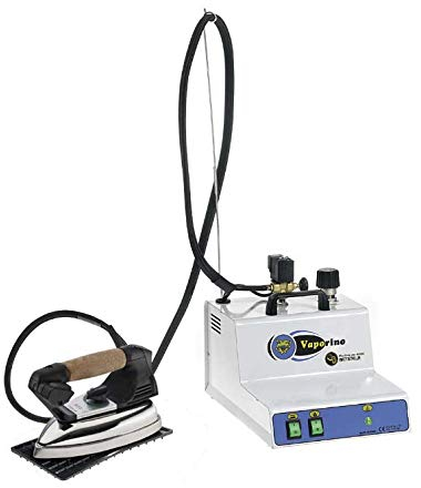 BATTISTELLA VAPORINO MAXI Générateur de vapeur 2,1 l - Centrale de repassage avec chaudière en acier inoxydable et fer à repasser et semelle en téflon