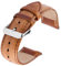 GerbGorb Uhrenarmband 18mm Leder Smartwatch Ersatzband für Samsung Galaxy Watch 42mm 46mm/Huawei gt2/Huawei Watch 1st/ Garmin vivoactive 4s/ Garmin Vivomove 3S/ Fossil gen 5 für Herren Braun
