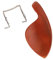 Violin Holz Kinnhalter mit Metall Standardhalterung Violin Teile 3/4 4/4 Violine Teile