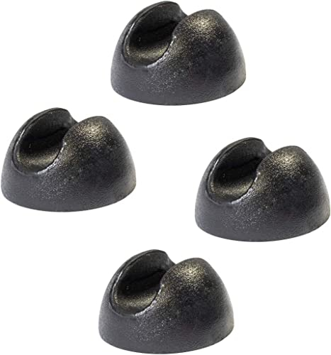WAGNER Bodenschoner/Bodenschützer für Hairpin Legs Ø 30 x 20 mm für Rohre Ø 9 mm, hochwertiger Kunststoff, schwarz, schützt alle Böden vor Kratzern - 12393099
