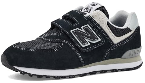 New Balance Jungen 574 Sneaker, Schwarz, 33.5 EU