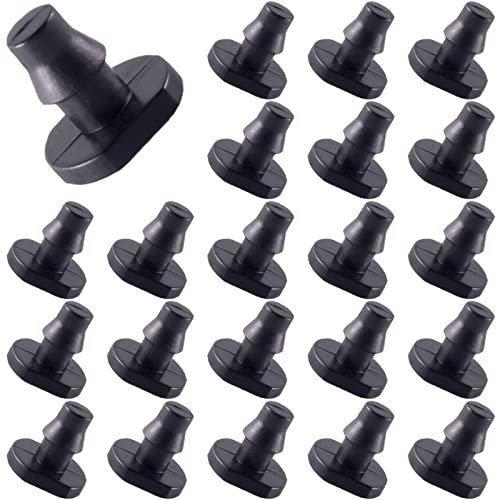 LIKOSO Drip Irrigation Kit for Tubing Adapter - Lock Barbed Hose Connector to 47 Pipe End Plugs (fits 4mm / 7mm ID) Garden Irrigation Sprinkler System Faucet Fittings - Pack of 100