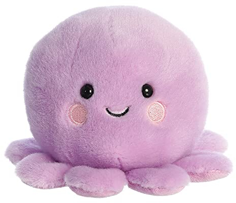 Aurora World Aurora, 33681, Palm Pals Oliver Oktopus, Plüschtier, Lila, 13cm