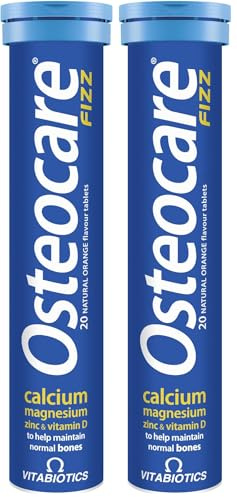 Vitabiotics Osteocare Fizz - 40 Effervescent Tablets (Pack of 2)