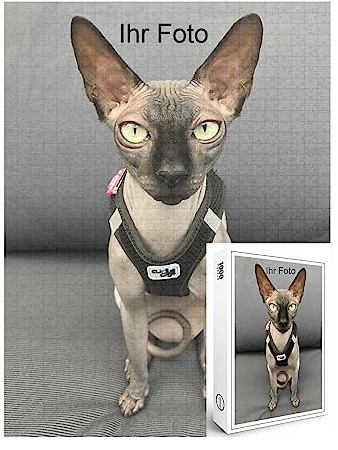 raxxa Premium Puzzle 1000 Teile mit eigenem Foto - personalisierbares Geschenk - Dein Bild als Puzzle - Puzzle selbst gestalten