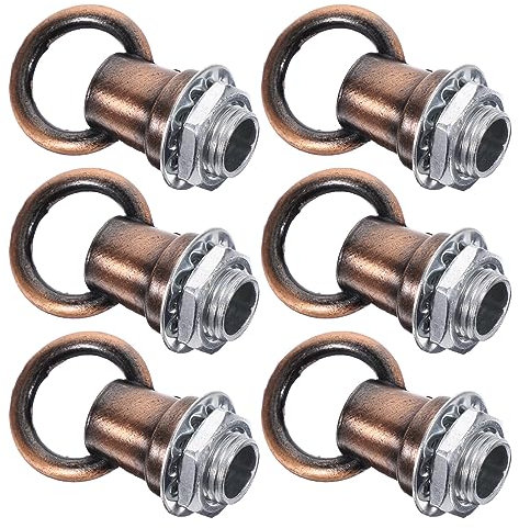 OSALADI 6stücke Aufhängeringe Für Lampen Gewinde Rostfreier Dekorative Deckenhaken Für Kronleuchter Vielseitig Für Beleuchtung Gardinen Und Blumenampeln Diy Lampenhaken