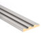 Bildershop-24 3er Set Abschlussleiste für Wandpaneele & Deckenpaneele Dekowa in Edelstahl 252 x 10,7 x 1,5 cm