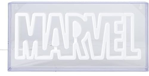 Marvel LED Neon Light - Officially Licensed Free Standing or Wall Mountable Light Sign - Game Room Accessories and Film Memorabilia Decor | Paladone
