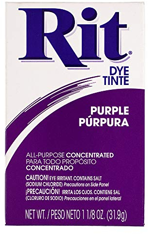 Polvo concentrado multiuso para ropa, decoración y manualidades, color morado (paquete de 72)