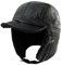 Comhats Warme Trappermütze Herren Wintermütze Kunstleder Hut Unisex Fliegermütze Fellmütze 99708_Schwarz L