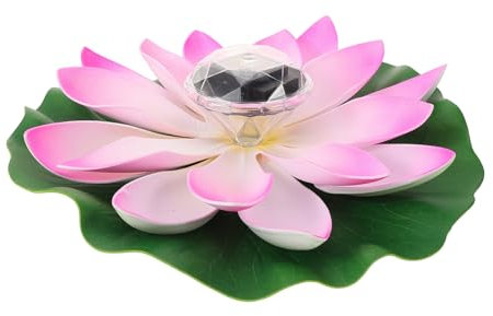 Hoement 3stücke Solarbetriebene Lotusblume Mit Farbwechsel Für Teich Und Pooldekoration Wasserdichte Elegante Gartenbeleuchtung Zufälligen Farben Für Outdoor-landschaften