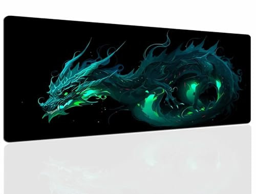 Tapis de Souris Beast, Tapis Souris XL, 700x300x4mm Tapis de Bureau Gaming AntidéRapant, Tapis Bureau étanche, sous-Main pour Clavier et Souris, Mouse Pad Mat, pour Gamer, Ordinateur, Pc 195