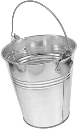 CAXUSD Mini Eisenblumentopf Für Sukkulenten Dekorativer Eimer Mit Griff Für Büro Zuhause Und Balkon Für Kleine Pflanzen Stilvolle Tischdekoration