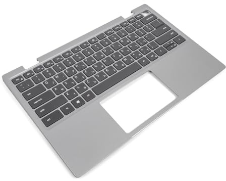 Dell Latitude 3320 Palmrest & HEBREW Backlit Keyboard - 08V3YN (1RW03) (Renewed)