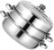 Cabilock 1 Pc De Acero Inoxidable Olla De Vapor Para Cocinar Hornos Olla Plata Wok Cocinar Al Vapor Cesta De Vapor Para Dúo Cohete Doble Buque De Vapor Silver Vidrio