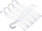 ibasenice Lot De 5 Crochets De Suspension Pour Panier De Fleurs En Plastique Blanc