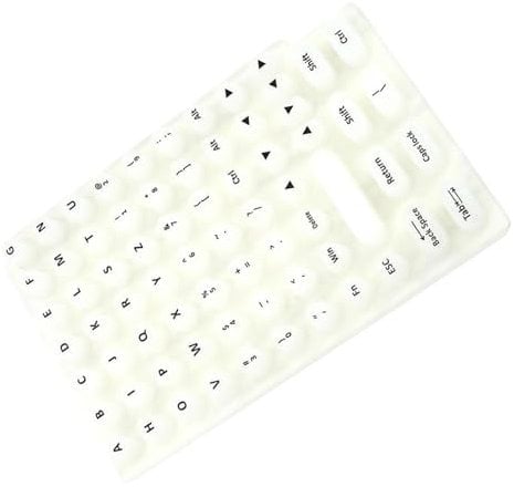 Bomefoi Keyboard Stickers for Long Nails - Typing Stickers,Reusable Adhesive Cover Soft Sticky Pad for Women Computer PC Notebook Desktops