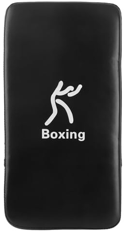 BAFOVY Taekwondo-Kick-Pad Kampfpolster: Boxpolster für MMA, Muay Thai & Boxen mit PU-Leder & verstellbarem Gürtel, Schlagpolster mit glattem Griff