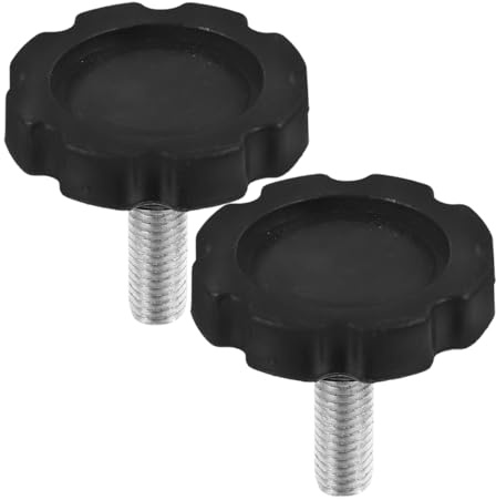 UKCOCO 2Pcs M8 Parasol Base Screws Replacement Umbrella Stand Locking Knob Weatherproof Garden Patio Fixing Parts for Heavy Duty Sun Shade