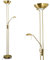 LED Deckenfluter Rom messing - 1 x 18 Watt - 1 x 5 Watt 2000 Lumen - 3000 Kelvin warmweiss