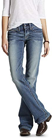 Ariat R.E.A.L. Mid Rise Boot Cut Jeans - Women's Denim