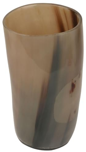 Handicrafts Home Real Handmade Horn Viking Drinking Mug Cups Ale Beer Wine Goblet Tankard Mead Medieval Burlap Gift Tumbler OX Horn Beaker Vessels