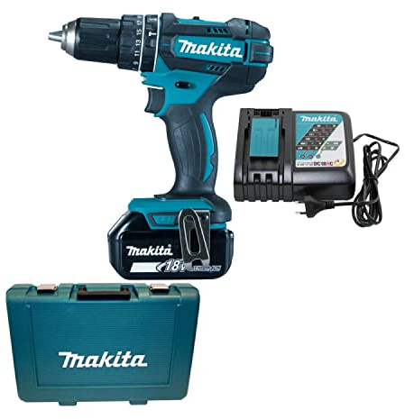 Makita Trapano avvitatore a percussione a batteria DHP482RF