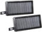 K&N Filtro Abitacolo compatibile con BMW i3 0.6/X1 2.0/X2 2.0 & Mini Cooper 1.5/2.0 (2 pezzi) (VF2060)