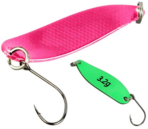 FTM Spoon Hammer Blinker 3,2g - Forellenblinker, Farbe:UV pink/grün