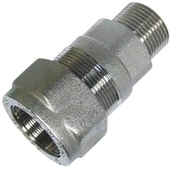 Raccordo monogiunto stringere compressione ottone 3/4'' tubo ferro e acciaio - tiemme serie 1590
