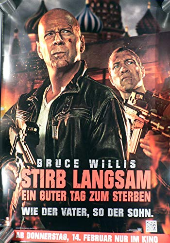 Stirb langsam - Ein guter Tag zum Sterben - Filmposter A1 84x60cm gerollt