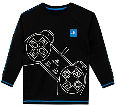 Playstation Jungen Sweatshirt Schwarz 158